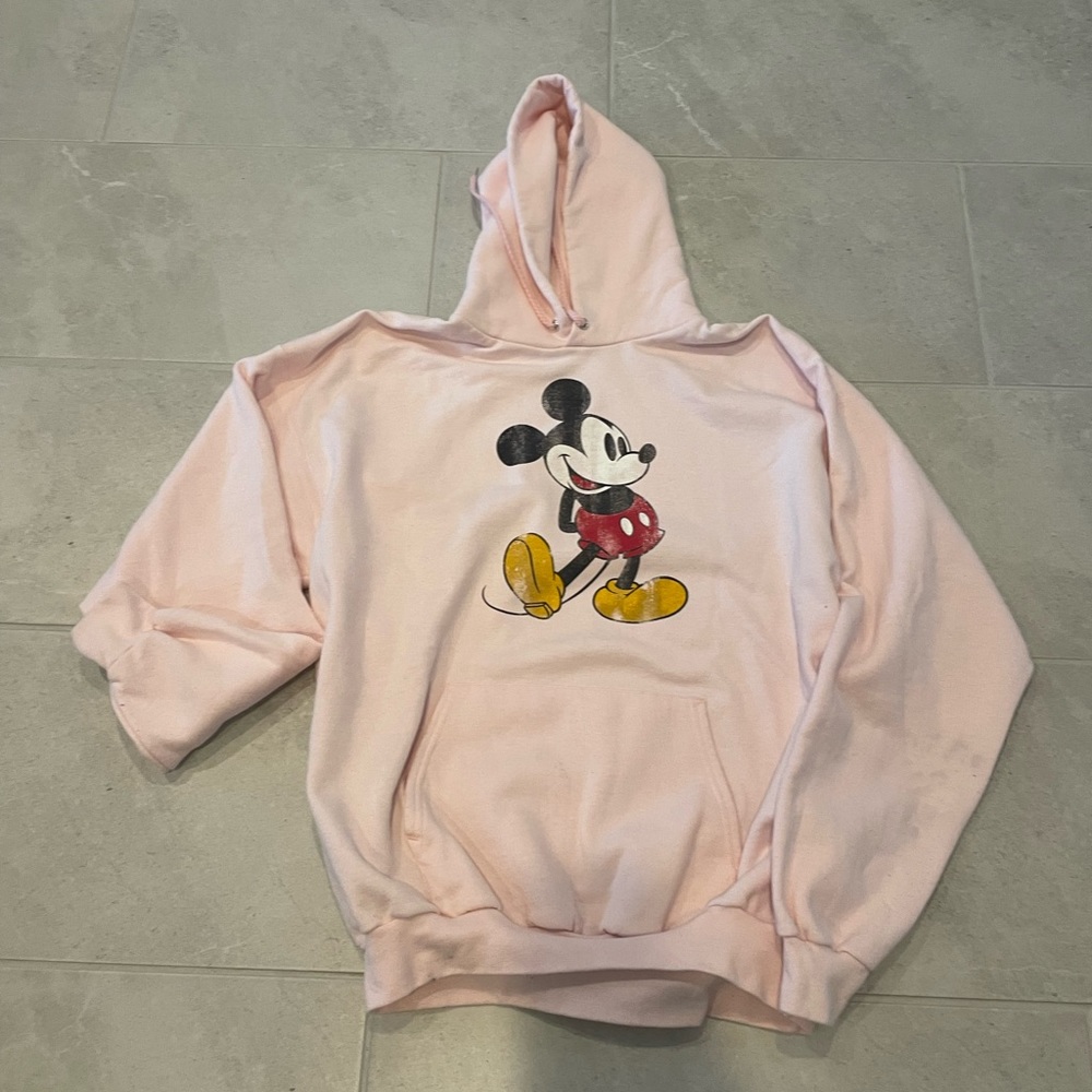 Super COZY Disney Authentic vintage Mickey Mouse Hoodie XL. Great Condition!